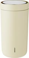 Stelton Termo puodelis To-Go Click pagamintas iš dvigubo plieno šviesiai geltonos spalvos 200 ml