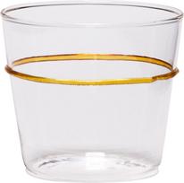 Hübsch Stiklinė Orbit geltonos spalvos 200 ml