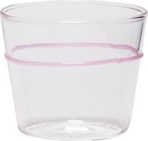 Hübsch Stiklinė Orbit rožinės spalvos 200 ml
