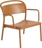 Muuto Fotelis Linear oranžinės spalvos