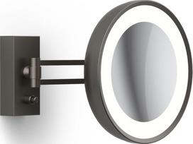Decor Walther Kosmetinis didinamasis veidrodis x7 BS 36 su pakabinimu ant sienos tamsaus matinio metalo spalvos