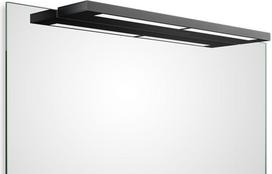Decor Walther Veidrodžio šviestuvas Slim Clip On matinės juodos spalvos 60 cm