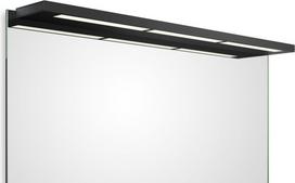 Decor Walther Veidrodžio šviestuvas Slim Clip On matinės juodos spalvos 80 cm