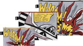 LOQI Kosmetinės Museum Roy Lichtenstein prekė perdirbta 3 vnt.