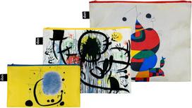 LOQI Kosmetinės Museum Joan Miró prekė perdirbta 3 vnt.