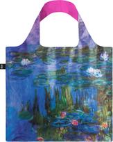LOQI Maišas LOQI Museum Claude Monet Vandens lelijos prekė perdirbta neoninės rožinės spalvos