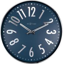 NeXtime Sieninis laikrodis Alchemy mėlynos ir sidabrinės spalvos