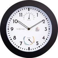 NeXtime Laikrodis su termometru ir higrometru Daisy
