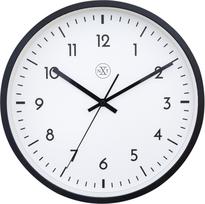 NeXtime Sieninis laikrodis Easy big juodos ir baltos spalvos 30 cm