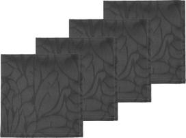 Södahl Servetėlės Abstract Leaves Damask pilkos spalvos 4 vnt.
