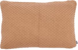 Södahl Dekoratyvinis pagalvės užvalkalas Wave Knit karamelinės spalvos 40 x 60 cm