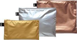 LOQI Kosmetinės Metallic 3 vnt.