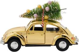 House Doctor Kalėdinė dekoracija Xmas automobilis aukso spalvos 12,5 cm