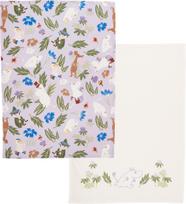 Arabia Finland Virtuviniai rankšluosčiai Arabia Finland Troliai Mumiai Flower Garden violetinės spalvos 50 x 70 cm 2 vnt.