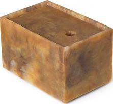 Ferm Living Daiktų laikymo dėžė Mist rudos spalvos 10 x 15 cm