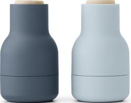 Audo Copenhagen Pipirų ir druskos malūnėliai Bottle mėlynos spalvos mažo dydžio 2 vnt.