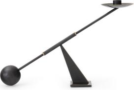 Audo Copenhagen Žvakidė klasikinei žvakei Interconnect rudos spalvos 42,5 cm