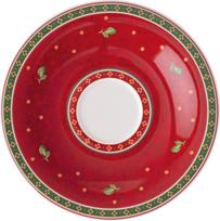 Villeroy & Boch Lėkštutė kavos arba arbatos puodeliui Toy's Delight raudonos spalvos
