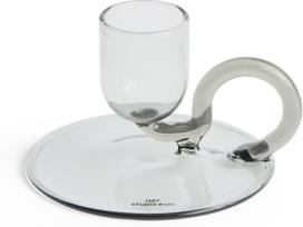 Hay Žvakidė klasikinei žvakei Tiny Curved pilkos spalvos