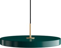 Umage Pakabinamas šviestuvas Asteria Plus su auksiniu tvirtinimu miško žalios spalvos 43 cm
