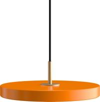 Umage Pakabinamas šviestuvas Asteria Plus su auksiniu tvirtinimu oranžinės spalvos 31 cm