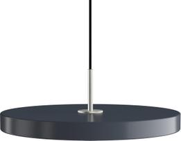 Umage Pakabinamas šviestuvas Asteria Plus su sidabriniu tvirtinimu antracito pilkos spalvos 43 cm