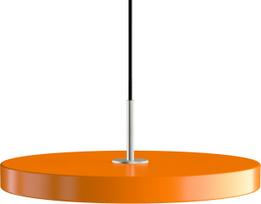 Umage Pakabinamas šviestuvas Asteria Plus su sidabriniu tvirtinimu oranžinės spalvos 43 cm