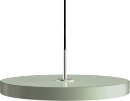 Umage Pakabinamas šviestuvas Asteria Plus su sidabriniu tvirtinimu alyvuogių spalvos 43 cm