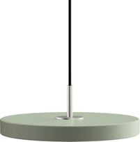 Umage Pakabinamas šviestuvas Asteria Plus su sidabriniu tvirtinimu alyvuogių spalvos 31 cm