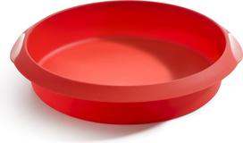 Lekue Kepimo forma Lekue apvalios formos iš silikono raudonos spalvos 20 cm