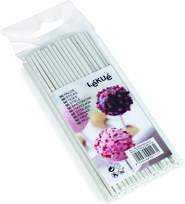 Lekue Pop cakes lazdelės Lekue baltos spalvos 50 vnt.