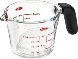 Oxo Virtuvės matavimo puodelis Good Grips iš stiklo 0,25 l