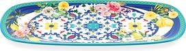 Guzzini Gili lėkštė Flowers & Lemon mėlynos spalvos 39,5 cm