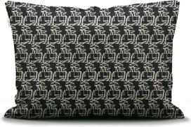 Marc O'Polo Pagalvės užvalkalas Monogram užsegimas užtrauktuku juodos ir baltos spalvų 60 x 70 cm