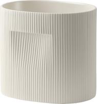 Muuto Gėlių vazono įdėklas Ridge baltos spalvos 24 cm
