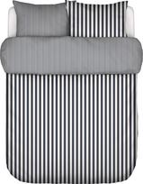 Marc O'Polo Patalynė Classic Stripe su 2 pagalvių užvalkalais 80 x 80 cm užsegimas užtrauktuku balta-tamsiai mėlyna 200 x 220 cm