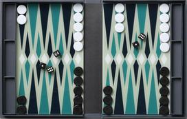 Printworks Nardai Printworks Classic Art of Backgammon žalios spalvos