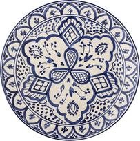 Bloomingville Pietų lėkštė Karlie II mėlynos spalvos 27,5 cm