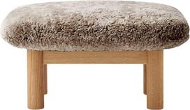 Audo Copenhagen Kojų atrama Brasilia Sheepskin su ąžuolinėmis kojomis rudos spalvos