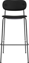 Audo Copenhagen Baro kėdė Co Sierra odiniai ant juodų kojų juodos spalvos 105 cm
