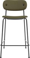 Audo Copenhagen Baro kėdė Co Sierra odiniai ant juodų kojų žalios spalvos 95 cm