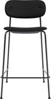 Audo Copenhagen Baro kėdė Co Sierra odiniai ant juodų kojų juodos spalvos 95 cm