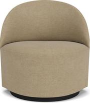 Audo Copenhagen Besisukantis fotelis Tearoom Swivel Bouclé bežinės spalvos 72,5 cm