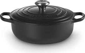 Le Creuset Kepimo indas Sauté Signature matinės juodos spalvos 24 cm