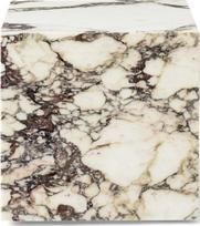 Audo Copenhagen Šoninis stalas Plinth Calacatta Viola 40 x 40 cm