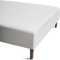 Juna Paklodė su elastine guma Percale baltos spalvos 120 x 200 x 30 cm