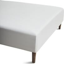Juna Paklodė su elastine guma Percale baltos spalvos 180 x 210 x 30 cm
