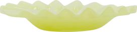 House Doctor Dekoratyvinis padėklas Wave geltonos spalvos 18,5 cm