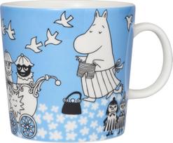 Arabia Finland Puodelis Arabia Finland Muminukai žydros spalvos 400 ml