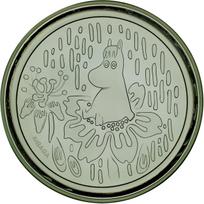 Arabia Finland Lėkštė Arabia Finland Muminukai stiklinis žalios spalvos 15,5 cm